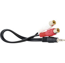 Audio kábel s konektormi jack a cinch