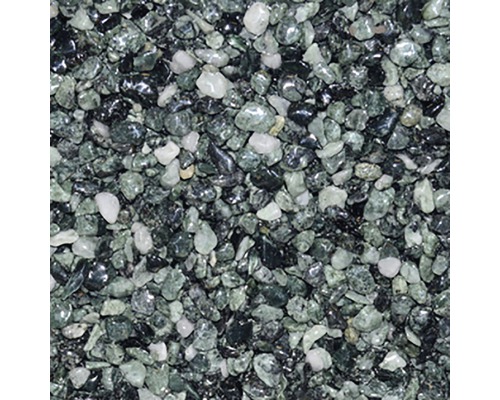 Dekoratívny materiál Kameň Den Braven 3 - 6 mm balenie 25 kg zelená Detailný záber na okrasný štrk
