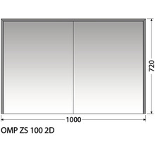 Zrkadlová skrinka Intedoor OMP ZS 100-thumb-0