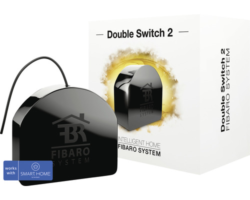 Vstavané relé Fibaro Double Switch s funkciou zosilňovača Z-Wave signálu - kompatibilné so SMART HOME by hornbach-0