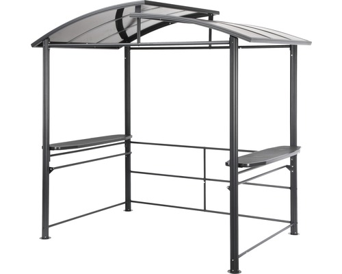 Grilovací pavilón so strechou a odkladacími plochami