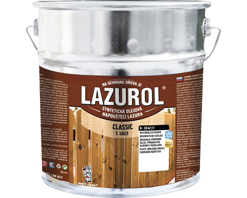 Lazurol Classic lazúra na drevo v kovovom vedre