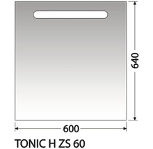 Zrkadlová skrinka Intedoor TONIC H ZS 60 L-thumb-0