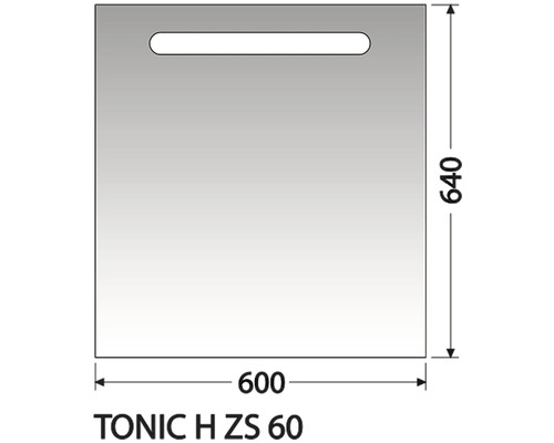 Zrkadlová skrinka Intedoor TONIC H ZS 60 L