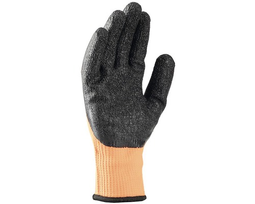 Ochranná rukavica so štruktúrovanou dlaňou pre lepší úchop