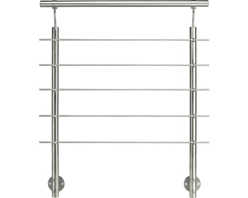 Nerezové zábradlie s vodorovnými výplňami