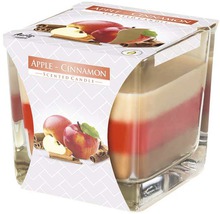 Vonná sviečka jablko-škorica v skle