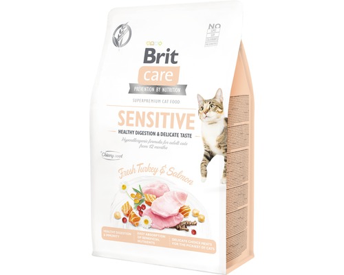 Granule pre mačky Brit Care Cat Grain-Free Sensitive Healthy Digestion and Delicate Taste 400 g
