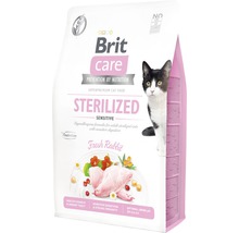 Brit Care krmivo pre kastrované, citlivé mačky s čerstvým králikom