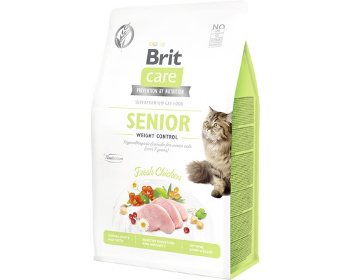 Granule pre mačky Brit Care Cat Grain-Free Senior and Weight Control 400 g