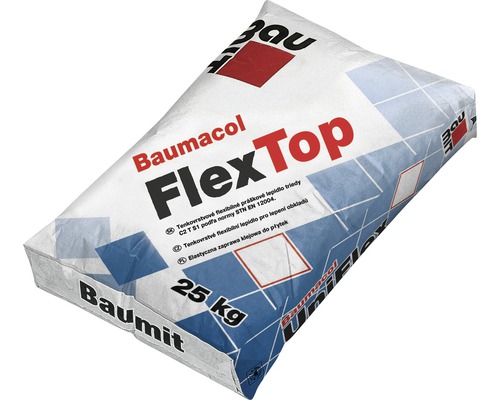 Tenkovrstvové flexibilné lepidlo Baumit Baumacol FlexTop 25 kg