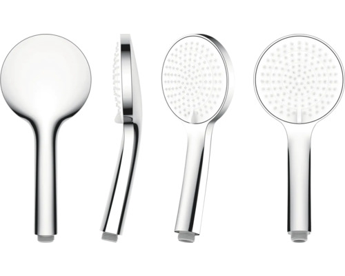 Ručná sprcha z rôznych uhlov pohľadu