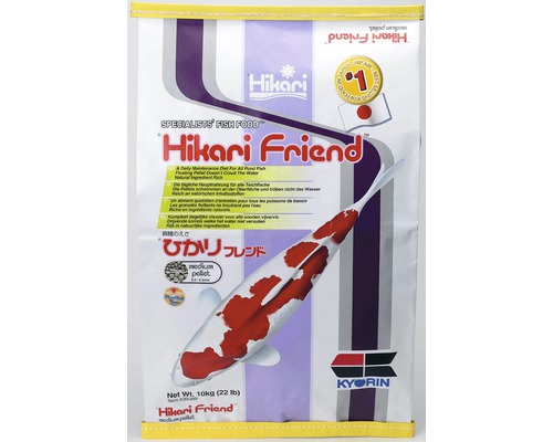 Krmivo pre jazierkové ryby Hikari Friend Medium 10 kg