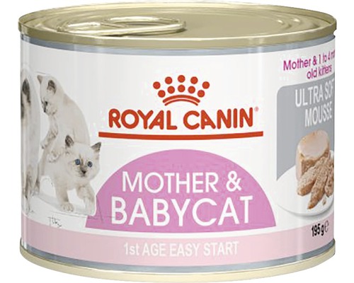 Konzerva pre mačiatka a dojčiace mačky Royal Canin FHN Baby Cat 195 g Royal Canin Mother and Babycat krmivo pre mačky, 195 gramová dóza