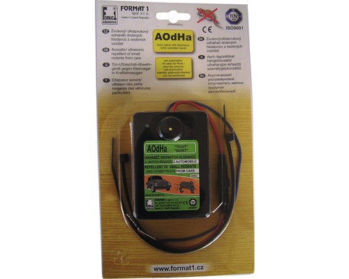 Odpudzovač hlodavcov zvukový ultrazvukový AOdHa 12 V do automobilov