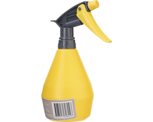 Žltá rozprašovacia fľaša do záhrady