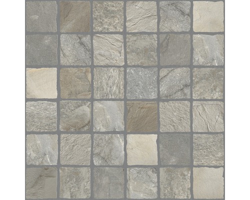 Keramická dlažba Flairstone 60 x 60 x 2 cm Piazza Luserna Štvorcové dlaždice so vzhľadom kameňa na podlahu a stenu