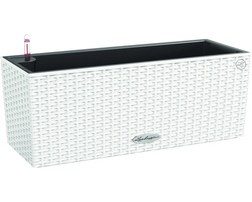 Obdĺžnikový kvetináč so zavlažovacím systémom