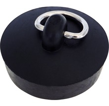 Umývadlová zátka gumová čierna ø 51mm-thumb-0