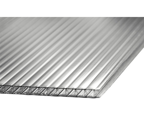 Polykarbonátová doska Bravo dutinková 2000 x 1050 x 4 mm číra Polykarbonátová dvojvrstvová doska