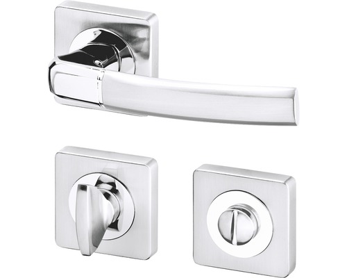 Sada kľučiek na dvere so zámkom a kľúčom