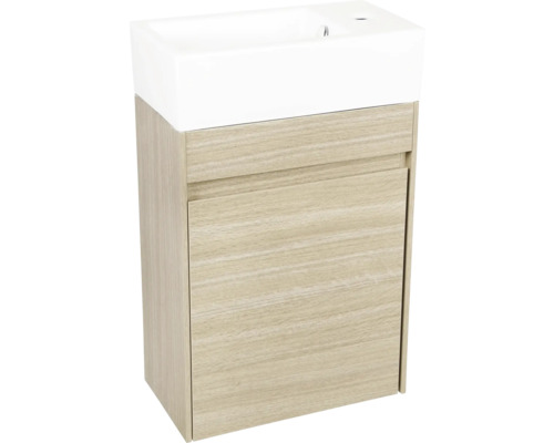 Skrinka pod umývadlo s umývadlom a dvierkami