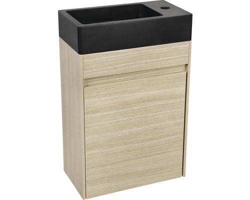 Skrinka pod umývadlo s jednou zásuvkou a jednými dvierkami