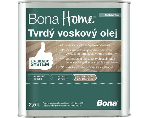 Bona HOME Tvrdý voskový olej matný 2,5l