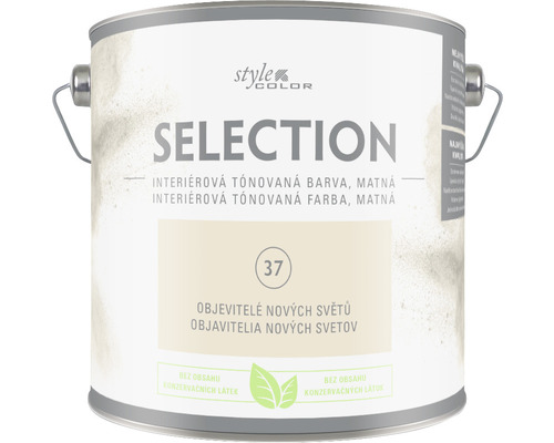 HO StyleColor interiérová tónovaná farba 2,5L bez konzervantov Odtieň 37