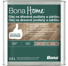 Bona Home Olej na drevené podlahy a údržbu, 2,5 litra