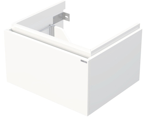 Kúpeľňová skrinka pod umývadlo na dosku 60 1Z farba A0016 Biela lesk