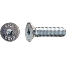 Dva pohľady na zápustnú skrutku s vnútorným šesťhranom