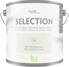 Farba na stenu StyleColor Selection Hra piesočných dún sivá 2,5 l