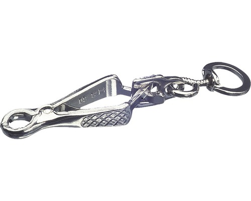 Lonžovacia karabína z kovu s otočným kĺbom a krúžkom