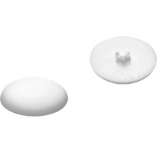 Dve biele krycie čiapočky