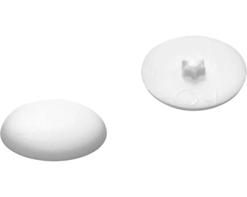 Dve biele krycie čiapočky