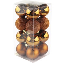 Balenie vianočných gúľ z plastu v rôznom prevedení