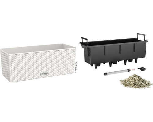Kvetináč Lechuza Balconera so zavlažovacím systémom a príslušenstvom