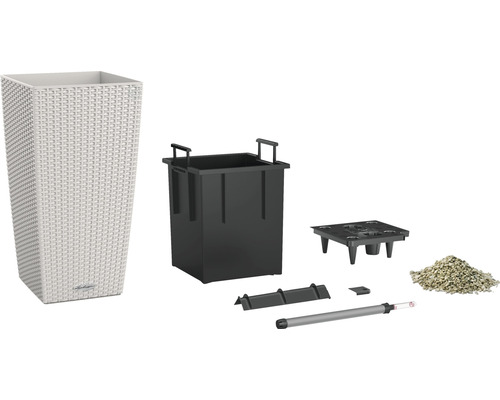 Kompletná súprava kvetináča s vložkou, zavlažovacím systémom a substrátom