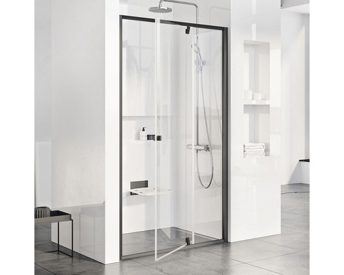Sprchové dvere RAVAK Pivot PDOP2-100 black+Transparent 03GA0300Z1