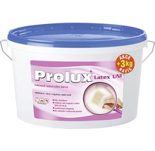 Farba na stenu Prolux Latex UNI biela 15 kg + 3 kg zdarma-thumb-0