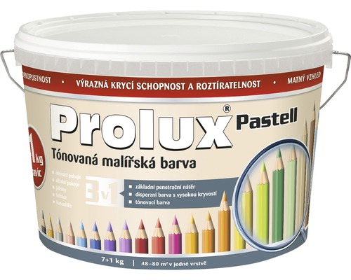 Oteruvzdorná farba na stenu Prolux Pastell béžová 7 kg + 1 kg