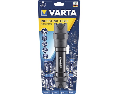 Svietidlo Varta Indestructible F30 Pro s batériami