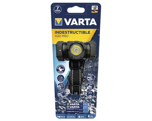 Čelovka Varta Indestructible H20 Pro v balení