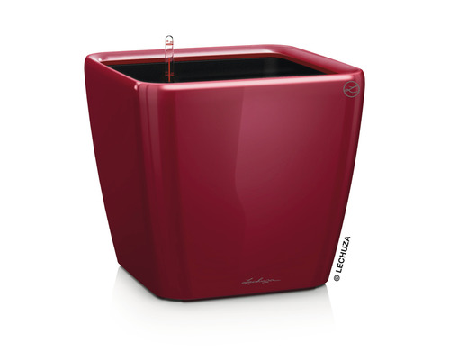 Štvorcový kvetináč so zavlažovacím systémom