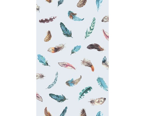 Statická fólia priehľadná Glasdekor Static Premium Finja 45x150 cm Vzor s rôznymi perami