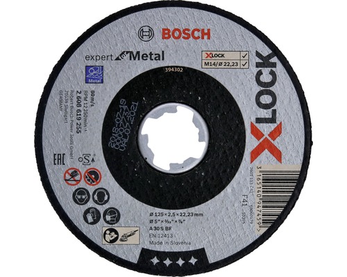 Pílový kotúč Bosch X-LOCK Trennsch. 125X2,5mm-0