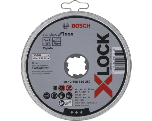 Brúsny kotúč Bosch s upínaním X-Lock
