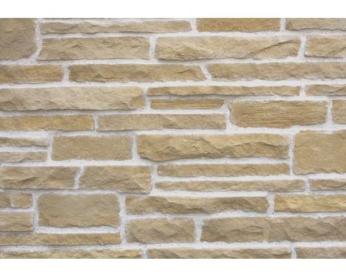 Obklad imitácia kameňa Nepravidelné obklady 8 x 30 cm žltá Obklad steny z prírodného kameňa
