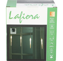 Balenie cencúľovej svetelnej reťaze Lafiora so 120 LED diódami, 12-metrovým prívodným káblom, vhodná pre vnútorné aj vonkajšie použitie